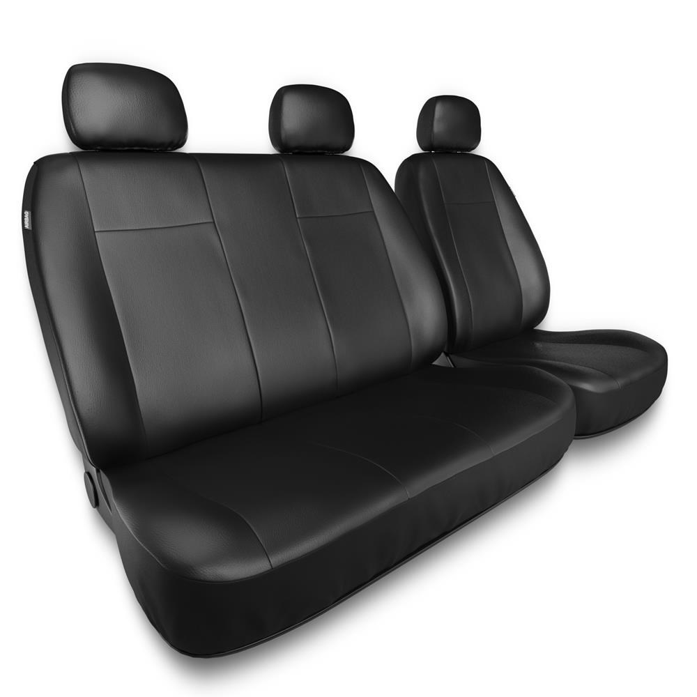 Universal Sitzbezüge Auto für Mercedes-Benz Sprinter I, II, III (1995-2019)  - Autositzbezüge Schonbezüge für Autositze - BC-B schwarz