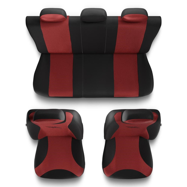 Universal Sitzbezüge Auto für Daewoo Leganza (1997-2002) - Autositzbezüge Schonbezüge für Autositze - TR-RD