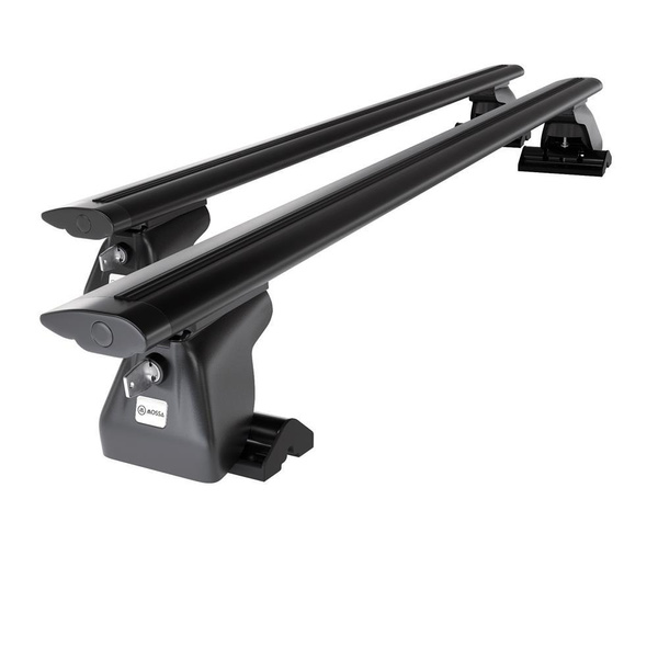 Aluminium-Dachträger für Fiat Ulysse mk II (2003-2010) - schwarz Dachträger Dachgepäckträger - T-profil