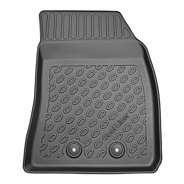 TPE Fußmatten Auto für Ford Transit Courier I Van (08.2014-2023) - schwarz Automatten Autoteppiche