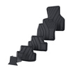 TPE Fußmatten Auto für Audi Q2 GA SUV (10.2016-....) - schwarz Automatten Autoteppiche