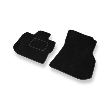 Fußmatten Auto für BMW X3 SAV (2018-2024) - Premium Velours schwarze Automatten 
