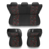 Universal Sitzbezüge Auto für Volkswagen Golf III, IV, V, VI, VII, VIII (1991-....) - Autositzbezüge Schonbezüge für Autositze - UNE-RD