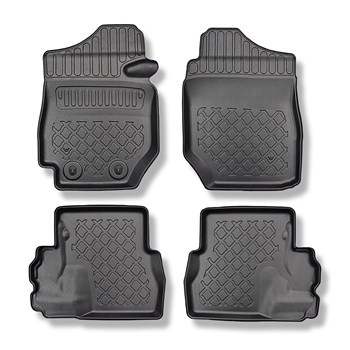 TPE Fußmatten Auto für Suzuki Jimny II GJ SUV (10.2018-....) - schwarz Automatte
