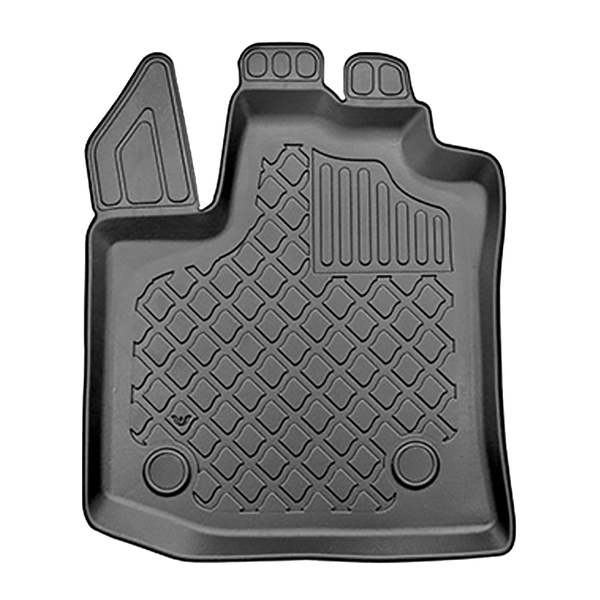 TPE Fußmatten Auto für Dacia Dokker Van (11.2012-09.2021) - schwarz Automatten Autoteppiche - 2 oder 5 Sitze