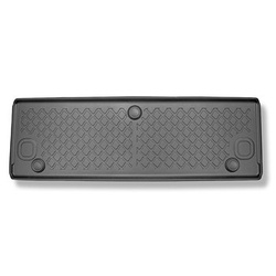 TPE Fußmatten Auto für Volkswagen Caddy V Maxi Van (11.2020-....) - schwarz Automatten Autoteppiche - 7 Sitze