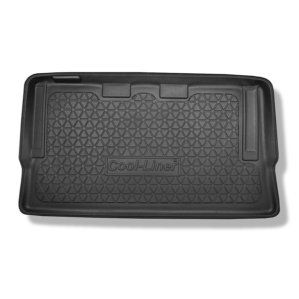 Kofferraumwanne für Mercedes-Benz V Klasse W447 Van (06.2014-....) - Kofferraummatte rutschfest Schutzmatte - lange Version (Radstand 3.200 mm, Autolänge 5.140 mm); hinter der dritten Sitzreihe; ohne geteilten Gepäckraum