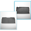 Set Kofferraumschale und angepasste Autoteppiche TPE für: Mercedes-Benz Vito W447 Tourer (10.2014-....) - hinter der dritten Sitzreihe;lange Version (Radstand 3200 mm, Autolänge 5140 mm);voll hinten 2. Reihe