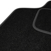 Fußmatten Auto für Citroen Berlingo I Van (1996-2007) - Premium Velours schwarze Automatten Autoteppiche