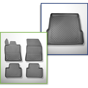 Set Kofferraumschale und angepasste Autoteppiche TPE für: Opel Astra L (VI) Spor
