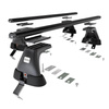 Aluminium-Dachträger für Opel Insignia (2017-2022) - schwarz Dachträger Dachgepäckträger - ohne Montagelemente
