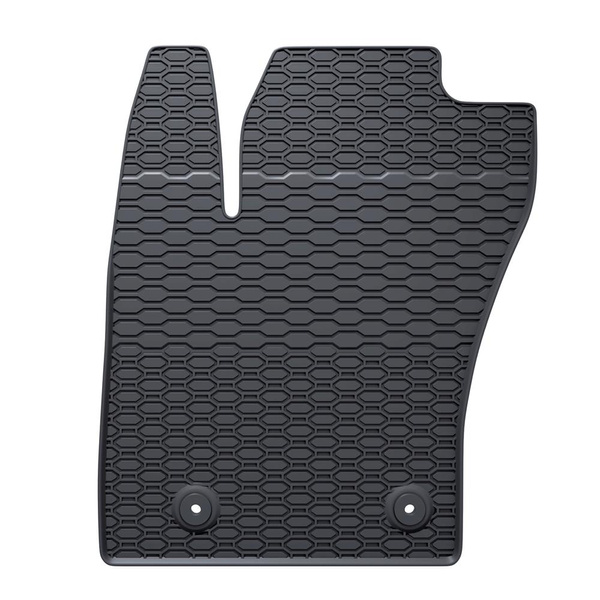 Gummifußmatten Auto für Fiat Tipo (2016-....) - Gummimatten Gummi Fußmatten - schwarze