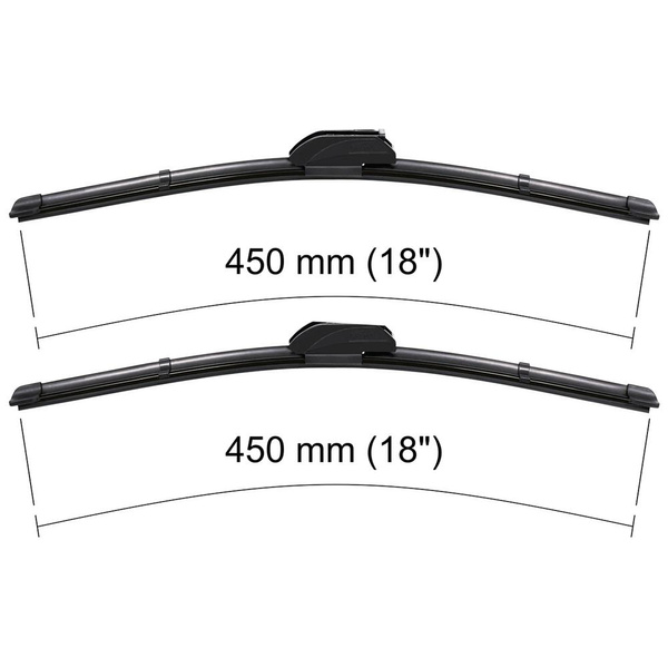 Vordere Scheibenwischer für Mini Clubman R55 Kombi (11.2007-03.2012) - Wischerblätter Flach