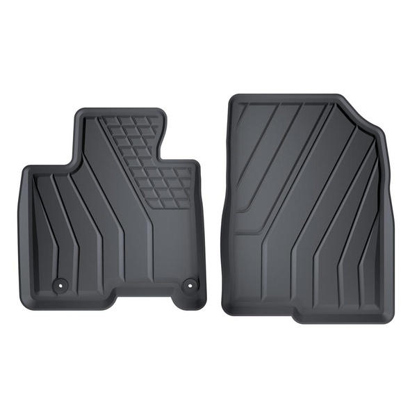 TPE Fußmatten Auto für Hyundau Tucson IV HEV Hybrid SUV (2020-....) - schwarz Automatten Autoteppiche