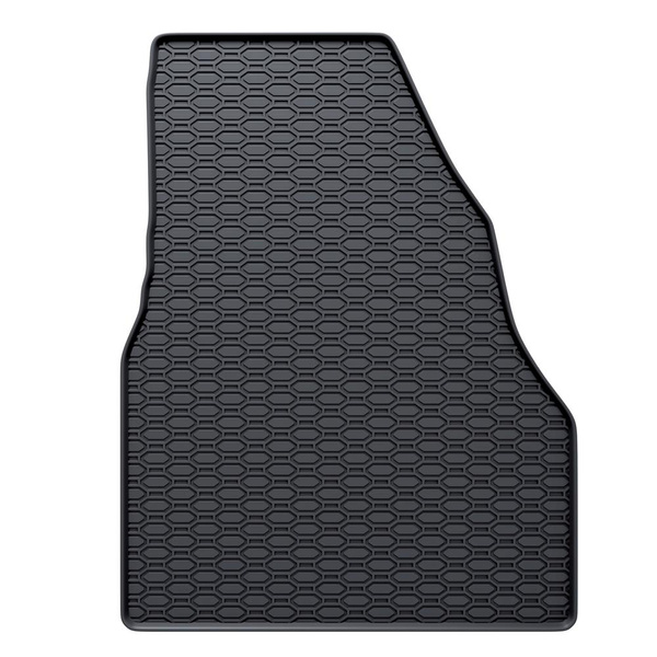 Gummifußmatten Auto für Renault Kangoo II Van (2008-2021) - Gummimatten Gummi Fußmatten - schwarz - 2 Stk.