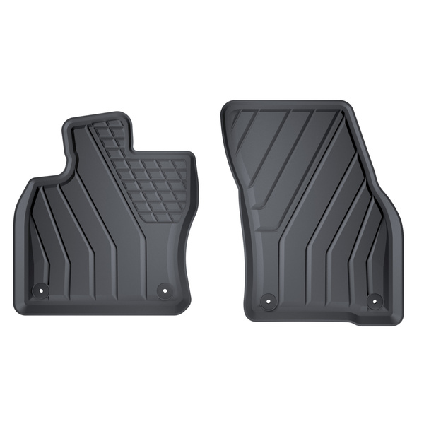 TPE Fußmatten Auto für Volkswagen Caddy V Van (2021-....) - schwarz Automatten Autoteppiche