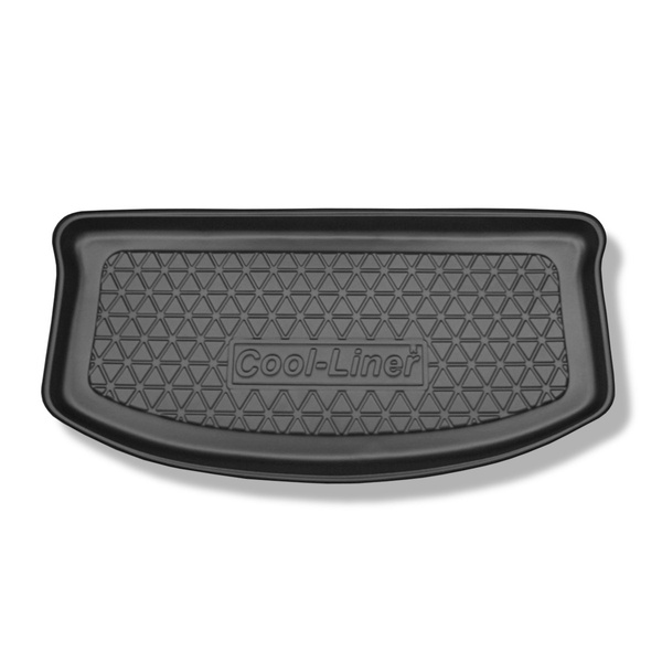 Kofferraumwanne für Suzuki Splash Hatchback (01.2008-11.2014) - Kofferraummatte rutschfest Schutzmatte - fuer Modelle mit doppelten Boden = erhoehte Ladeflaeche