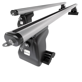 Aluminium-Dachträger für Volkswagen Transporter T5 (2003-2009) - silbern Dachträger Dachgepäckträger - T-profil