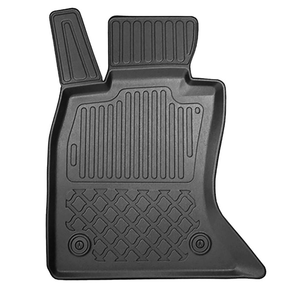 Set Kofferraumschale und angepasste Autoteppiche TPE für: BMW 5er F10 Limousine (2013-01.2017) - X-drive;vordere Sitzabstandsführungen (hinten) 365mm