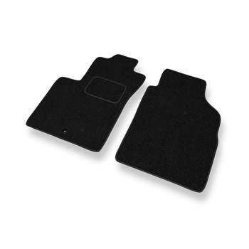 Fußmatten Auto für Fiat 500 Hatchback (2007-2012) - schwarze Automatten Autotepp