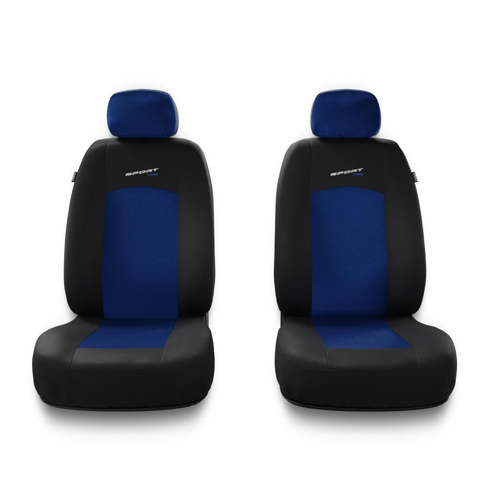 Universal Sitzbezüge Auto für Ford Kuga I, II (2008-2019) - Vordersitze  Autositzbezüge Schonbezüge - 2CM-BL blau