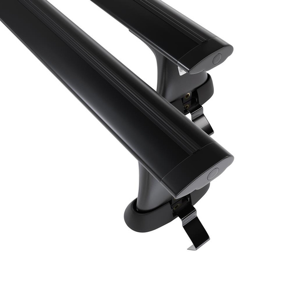 Aluminium-Dachträger für Skoda Octavia mk II (2009-2012) - schwarz Dachträger Dachgepäckträger - ohne Montagelemente