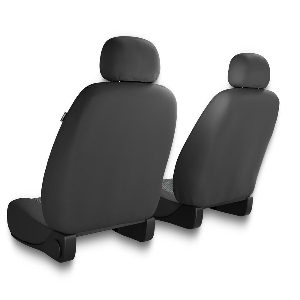 Universal Sitzbezüge Auto für Opel Insignia A, B (2008-2019) -  Autositzbezüge Schonbezüge für Autositze - UNE-2 Muster 2 (grau)