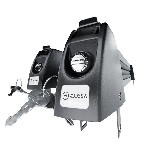 Skiträger auf dem Dachgepäckträger - Ski rack M-7703s - silber - für 3 Skipaare oder 2 Snowboards