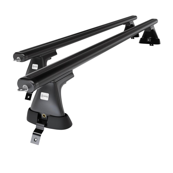 Aluminium-Dachträger für Dacia Sandero mk I (2007-2012) - schwarz Dachträger Dachgepäckträger - ohne Montagelemente