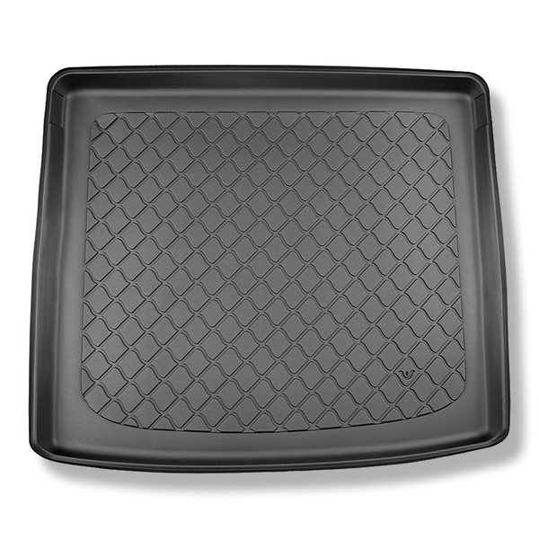 Kofferraumwanne für Audi Q3 F3 SUV (08.2018-....) - Kofferraummatte rutschfest Schutzmatte - Ladeboden oben (gerade Ladefläche); Varioboden im hoechsten Ebene; auch für die Quattro-Version