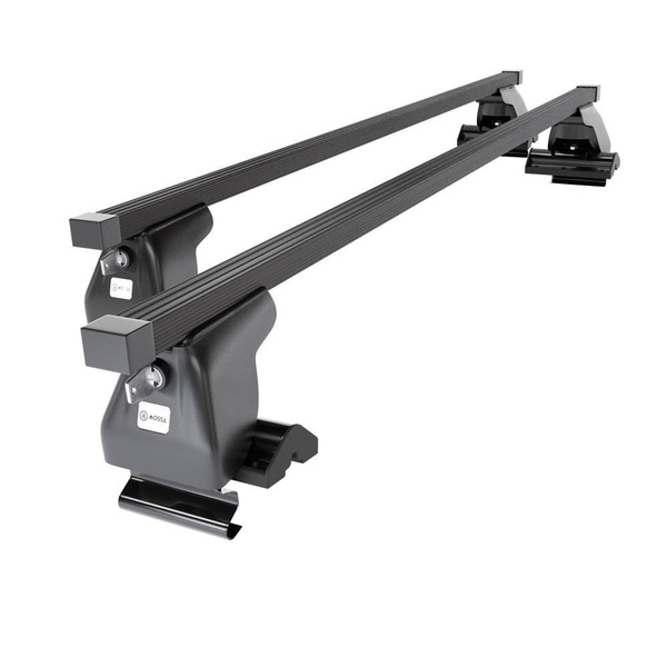 Stahl-Dachträger für Nissan Terrano R20 mk II (2003-2006) - schwarz Dachträger Dachgepäckträger - ohne Montagelemente