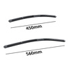 Vordere Scheibenwischer für BMW 1er F20, F21 Coupé, Hatchback, Cabriolet (09.2011-2019) - Wischerblätter Flach