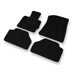 Fußmatten Auto für BMW X3 II F25 SAV (2010-2017) - Premium Velours schwarze Automatten Autoteppiche