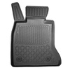 TPE Fußmatten Auto für BMW 5er F10 Limousine (03.2010-2013) - schwarz Automatten Autoteppiche - ohne X-drive; vordere Sitzabstandsführungen (hinten) 415 mm