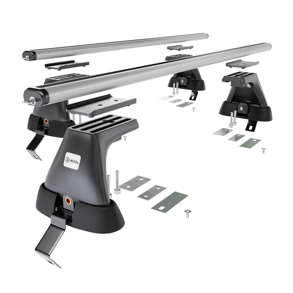 Aluminium-Dachträger für Ford C-Max mk II (2010-2015) - silbern Dachträger Dachgepäckträger - ohne Montagelemente