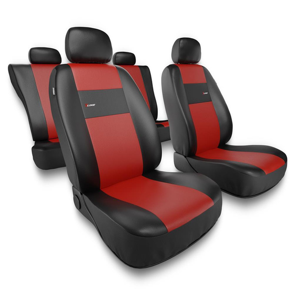 Universal Sitzbezüge Auto für Peugeot 108 (2014-2017) - Autositzbezüge Schonbezüge für Autositze - XL-RD
