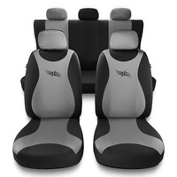 Universal Sitzbezüge Auto für Audi A4 B5, B6, B7, B8, B9 (1995-2024) - Autositzbezüge Schonbezüge für Autositze - TR-S