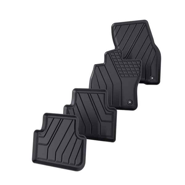 TPE Fußmatten Auto für Cupra Formentor Crossover (2024-....) - schwarz Automatten Autoteppiche