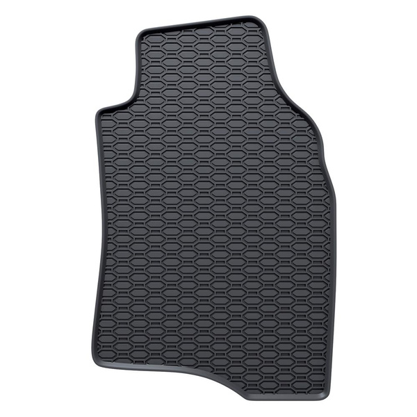 Gummifußmatten Auto für Fiat Panda III Hatchback (2012-2024) - Gummimatten Gummi Fußmatten - schwarz - 4 Stk.