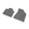 Fußmatten Auto für Kia Sorento II SUV (2009-2015) - Premium Velours graue Automatten Autoteppiche