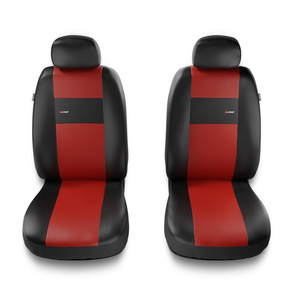 Universal Sitzbezüge Auto für Peugeot 308 I, II, III (2007-....) – Vordersitze Autositzbezüge Schonbezüge – 2XL-RD