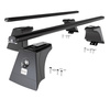 Aluminium-Dachträger für Suzuki Across (2021-....) - schwarz Dachträger Dachgepäckträger - integrierte Relinge