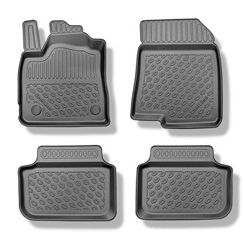 TPE Fußmatten Auto für Dacia Logan III Limousine (01.2021-....) - schwarz Automa