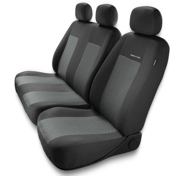 Universal Sitzbezüge Auto für Volkswagen Transporter III, IV, V, VI, VII (1996-....) – Vordersitze Autositzbezüge Schonbezüge – BE-2