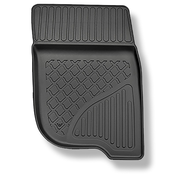 TPE Fußmatten Auto für Mitsubishi L200 Pick-Up (06.2015-....) - schwarz Automatten Autoteppiche