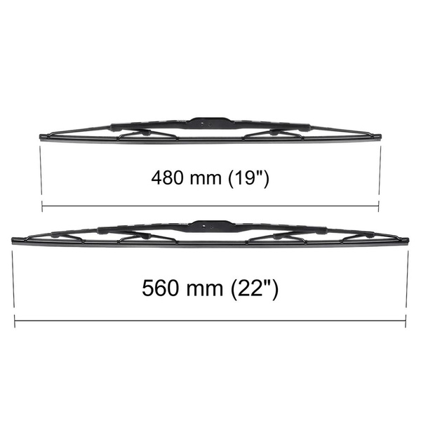 Vordere Scheibenwischer für Isuzu D-Max Pick-Up (01.2007-....) - Wischerblätter Standard