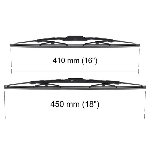 Vordere Scheibenwischer für Daewoo Tico Hatchback (06.1991-01.2005) - Wischerblätter Standard