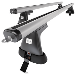 Aluminium-Dachträger für Renault Scenic mk III (2009-2016) - silbern Dachträger Dachgepäckträger - ohne Montagelemente