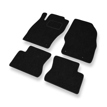 Fußmatten Auto für Opel Corsa D Hatchback (2006-2014) - schwarze Automatten Auto