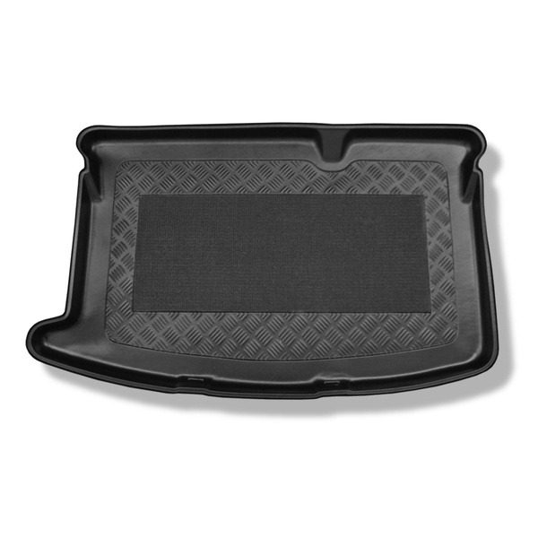 Kofferraumwanne für Mazda 2 II DE Hatchback (09.2007-01.2015) - Kofferraummatte rutschfest Schutzmatte - mit Not-Reserverad oder Reparaturset